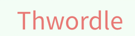 THWordle